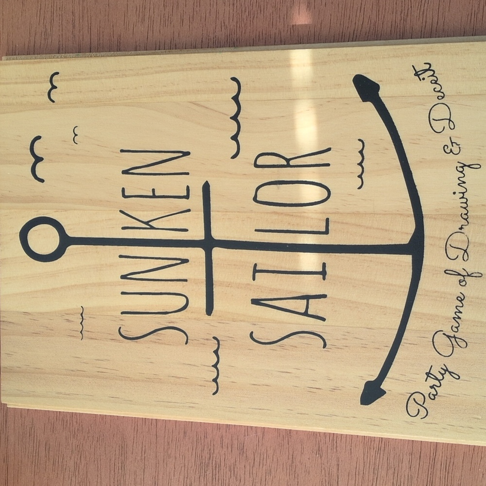 Buffalo Sunken Sailor Game New in Handcrafted Wooden Box